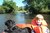 L'enfant et la rivière, devant le château du Coin