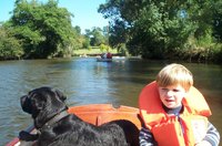 l'enfant e tla rivi&egrave;re... et le chien