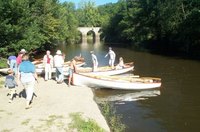 Arriv&eacute;e &agrave; la Guinguette de Pont Cafino