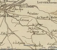 carte de la Sèvre et la Maine 1790