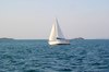 De concert avec un Ecume de Mer, premier bateau du tour de France &agrave; la voile...